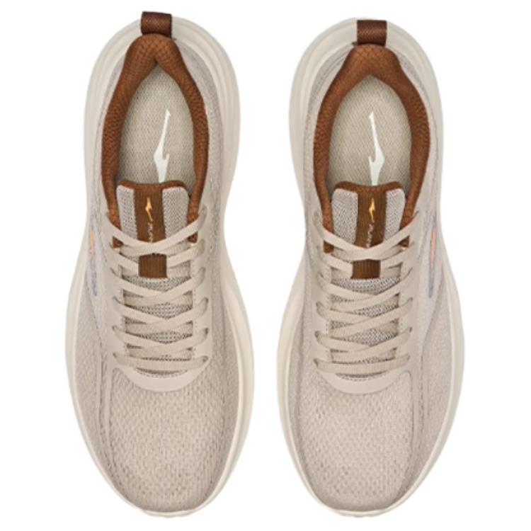 Erke Breathable And Wear resistant Low top Casual Running Shoes Men’s Beige