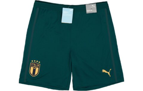PUMA Soccer Bottoms Men’s Green Moderate Straight Fit Pants