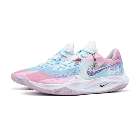 Nike Precision 6 Cherry Blossoms Mesh Cushioning Slip Resistant Abrasion Resistant Low top Basketball Shoes Men’s