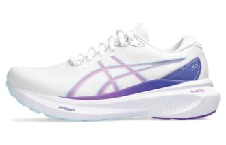 ASICS Gel Kayano 30 White Cyber Grape Women's