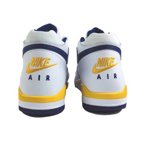 Nike Flight Legacy Cushioning Slip Resistant Abrasion Resistant High top Vintage Basketball Shoes Men’s White