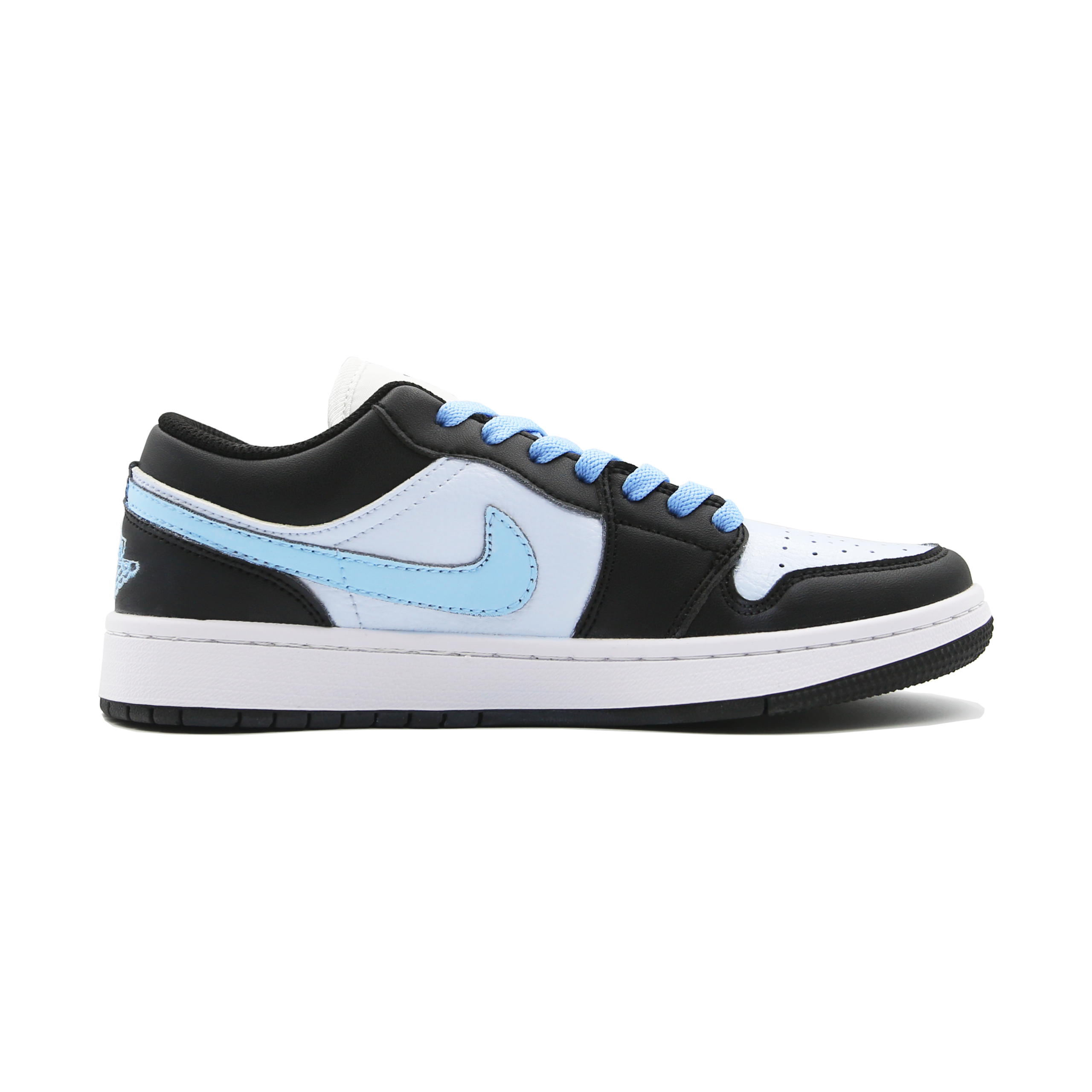 Jordan Air Jordan 1 Slip Resistant Low top Vintage Basketball Shoes Women’s Sky Blue