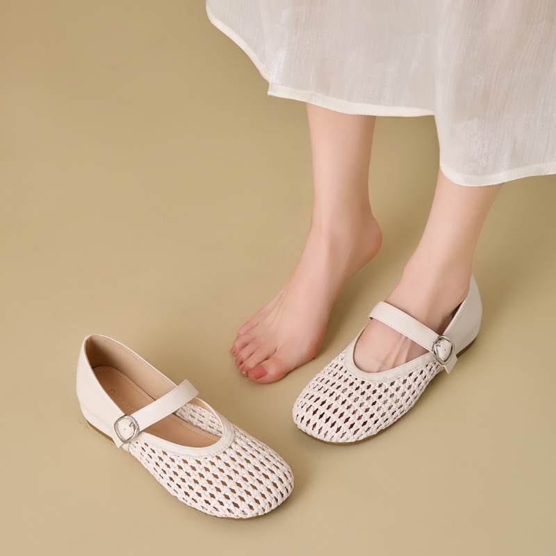 DAPHNE Pu Flat Mary Jane Shoes Women’s