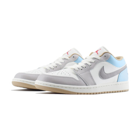 Jordan Air Jordan 1 LOW’Sail’ Abrasion Resistant Low top Vintage Basketball Shoes Men’s Black Blue