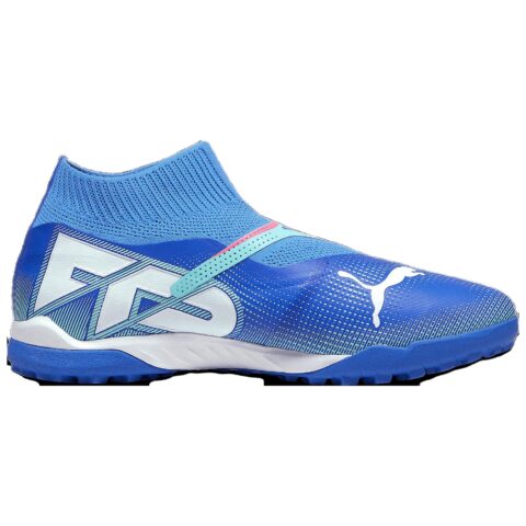PUMA FUTURE 7 MATCH MG Multi Ground Artificial Turf Abrasion Resistant Breathable Soccer Shoes Men’s Blue White