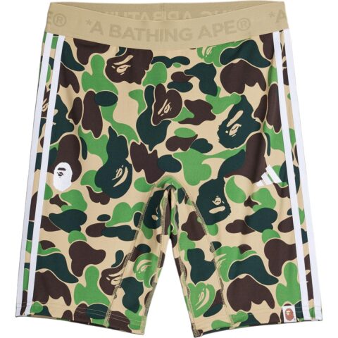 Adidas x Bape Fb camouflage stripe shorts