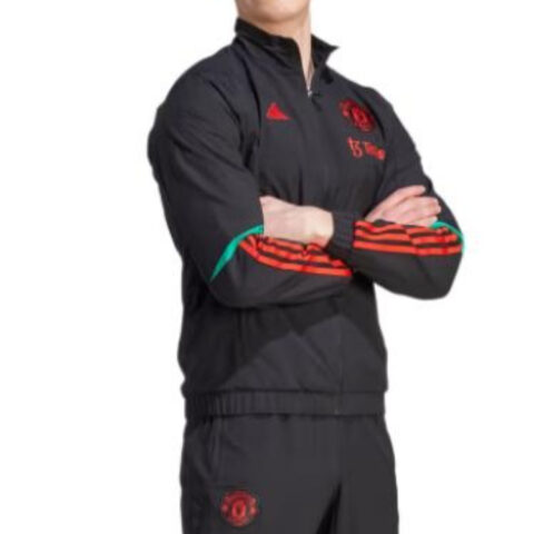 Adidas Manchester United Tiro 23 Presentation Soccer Jersey Unisex Black