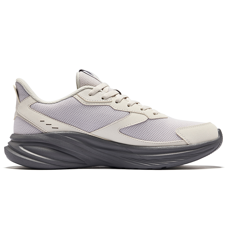 Erke Hunt Slip Resistant Lightweight Rebound Low top Running Shoes Men’s Mist Gray Wild Gray