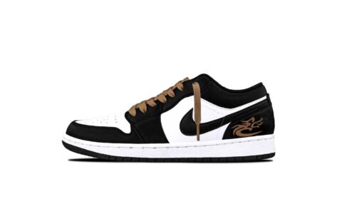 Jordan Air Jordan 1 Bronze Phantom Cushioning, Wear Resistant Low top Vintage Basketball Shoes Unisex