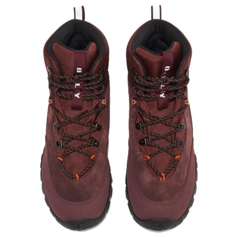 Oakley Slip Resistant Abrasion Resistant High top Outdoor Shoes Men’s Red