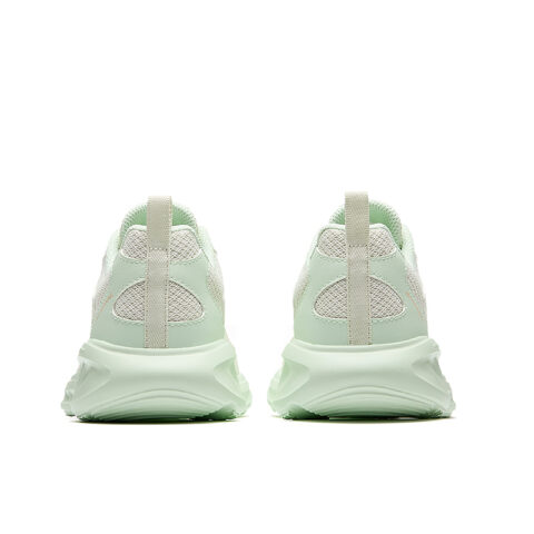 Anta Slip Resistant Breathable Abrasion Resistant Low top Casual Running Shoes Women’s Gray Green