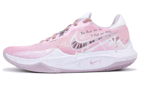 Nike Precision 6 The Pain Of Love Cushioning Slip Resistant Coverage Low top Basketball Shoes Unisex Pink