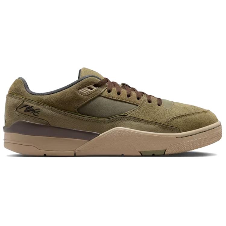 Jordan FLIGHT COURT Vintage Basketball Shoes Men’s Olive Green