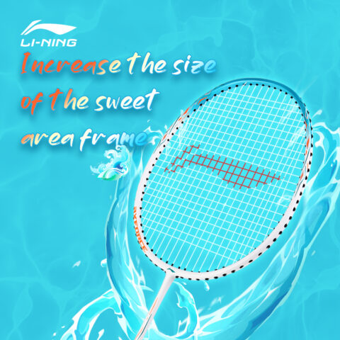 LiNing Thunder 9 Thunder 08 Carbon Aluminum Badminton Rackets Offensive Type Heavy Head, Stiff Shaft Entry Level Unisex