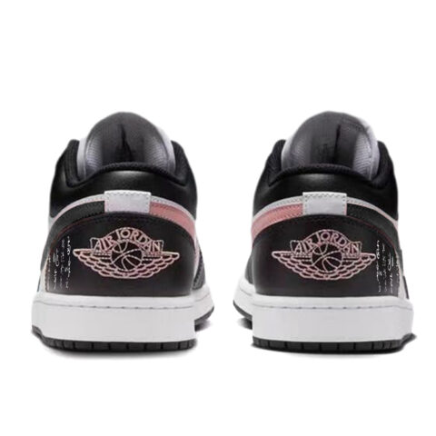 Jordan Air Jordan 1 Low top Vintage Basketball Shoes Unisex Black