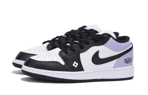 Jordan Air Jordan 1 Urban Chic Style Slip Resistant Abrasion Resistant Low top Vintage Basketball Shoes Men’s