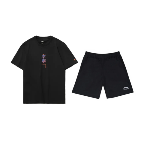 Li Ning Casual Sportswear Unisex Black+Black