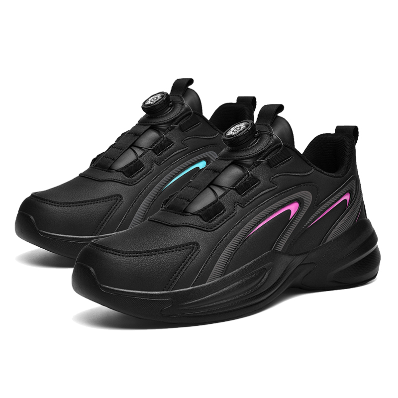 HEIWEILU Synthetic Leather Cushioning Slip Resistant Coverage Cushioning Slip Resistant Coverage Mid top Casual