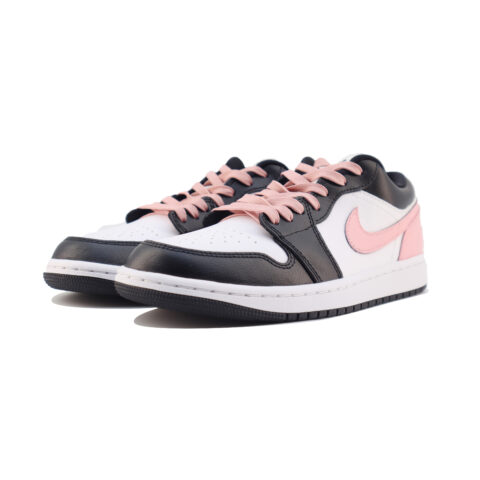 Jordan Air Jordan 1 Slip Resistant Abrasion Resistant Low top Vintage Basketball Shoes Unisex Pink