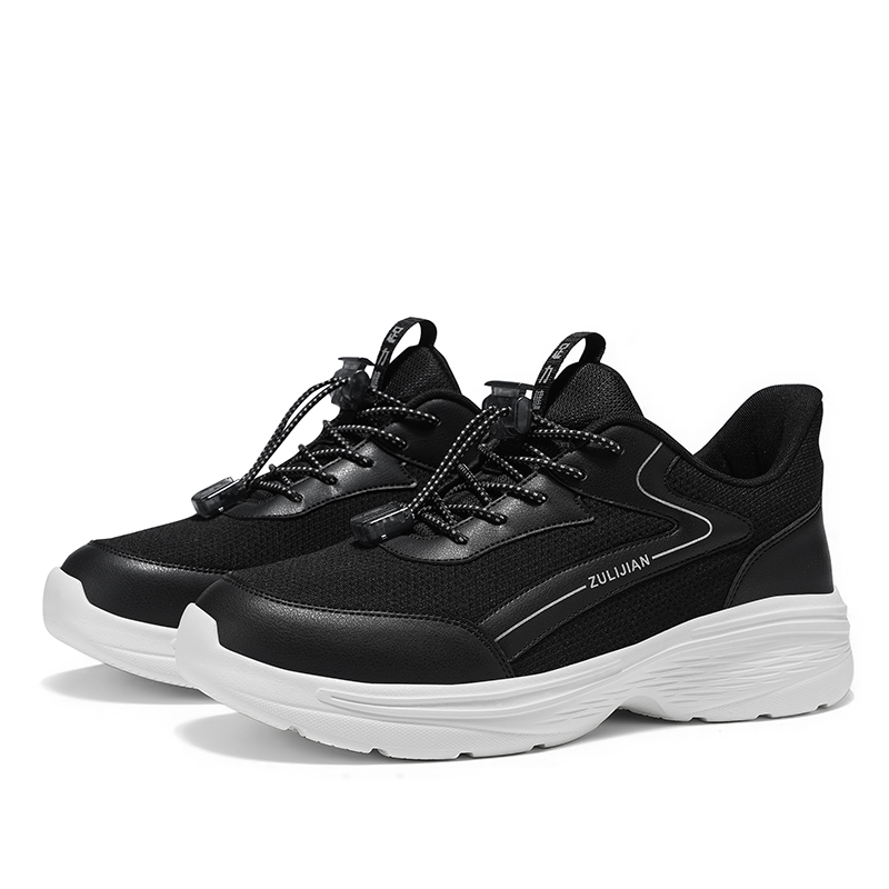 ZULIZ Synthetic Leather Cushioning Slip Resistant Abrasion Resistant Breathable Low top Casual Shoes Unisex
