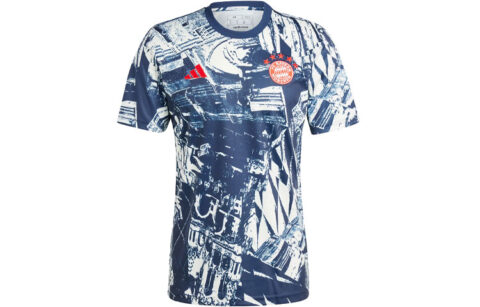 Adidas Fc Bayern Pre Match Jersey Soccer Jersey Men's Dark Indigo