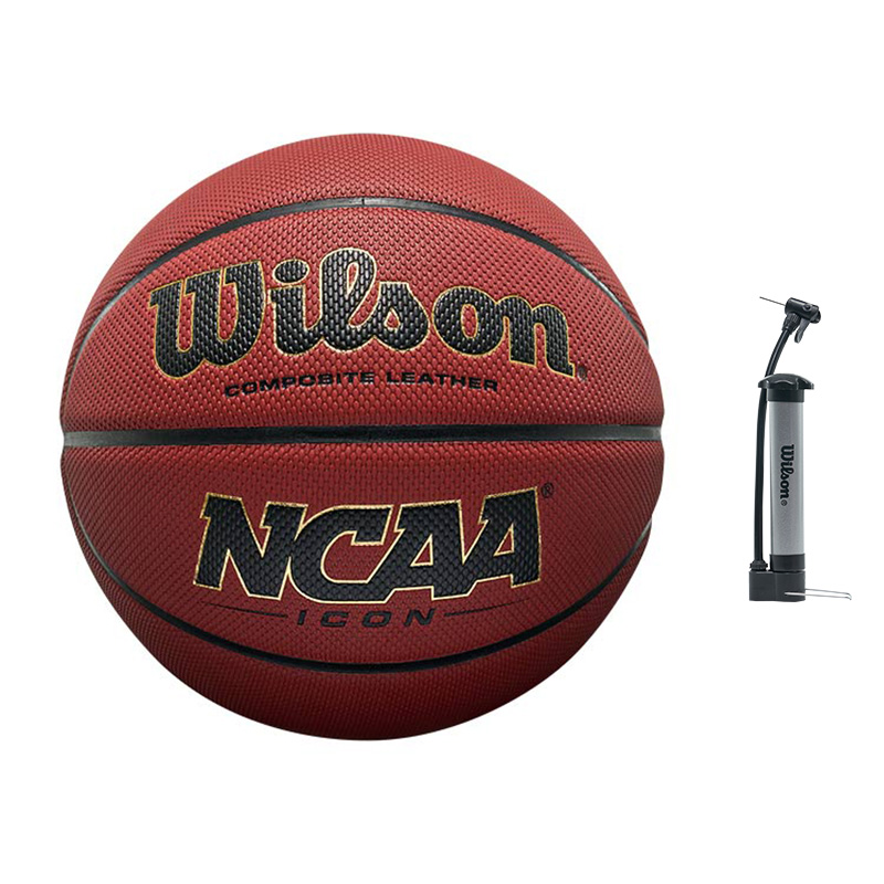Wilson NCAA Pu Basketball Red Brown Size 7 Ball Training Unisex