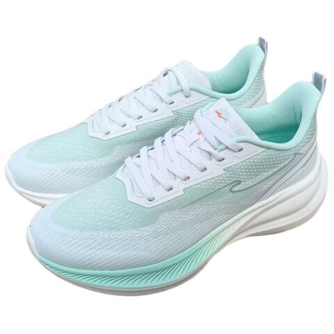 Erke Lightning 4 Cushioning, Wear Resistant Low top Casual Running Shoes Men’s White Green