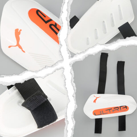PUMA Soccer Shin Guards Polyurethane Rubber Sports Kids