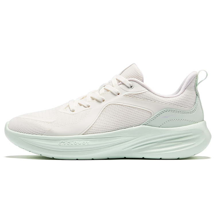 Erke Cushioning Breathable Low top Casual City Commuting Running Shoes Women’s Microcrystal White Purified Water