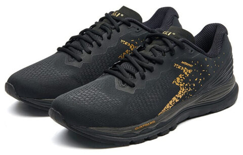 361° Cushioning Breathable Abrasion Resistant Slip Resistant Low top Running Shoes Men’s Black Gold