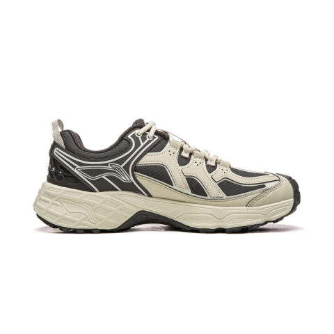 Li Ning Outdoor CF Tracing, Forest Shadow Low top Hiking Shoes Unisex Silver Birch Obsidian Oat Gray