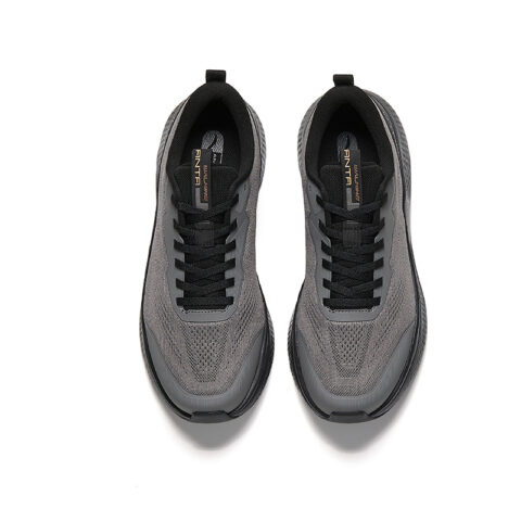 Anta Shen Xing LITE Textile, Synthetic Leather Low top Training Shoes Men’s Volcanic Ash/Black