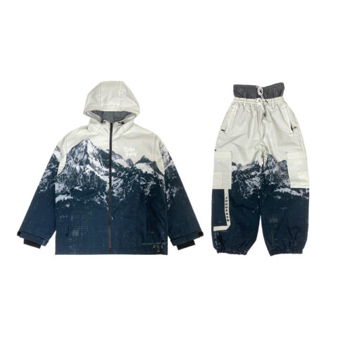 JOHN SNOW Ski Top Unisex Mountain Hiking Print Ski Suit