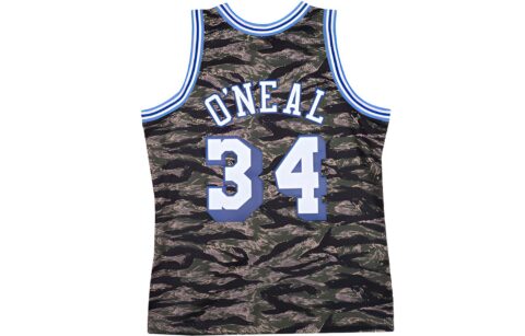 Mitchell Ness Basketball Jerseys Unisex Camouflage Moderate Straight Fit