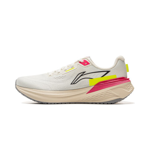 Li Ning My Leap 3.0 Cushioning Slip Resistant Abrasion Resistant Breathable Low top Casual Running Shoes Men’s Ivory