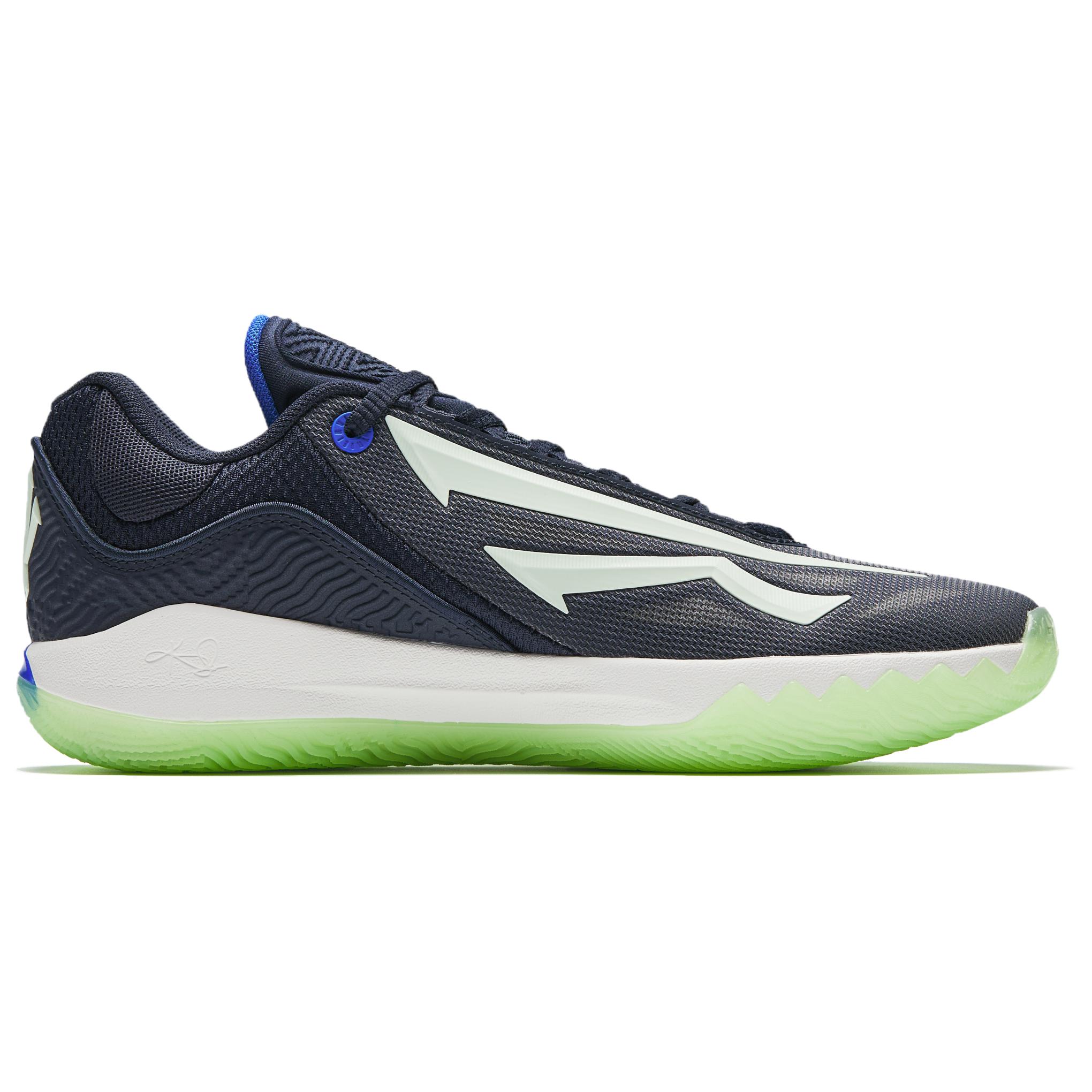 Anta KAI SPEED 2 Cushioning Slip Resistant Abrasion Resistant Low top Basketball Shoes Men’s Black Blue