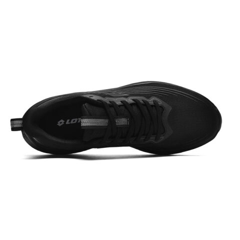 LOTTO Jump Wave 1.0 Fabric Breathable Lightweight Rebound Low top Casual City Commuting Running Shoes Men’s Black