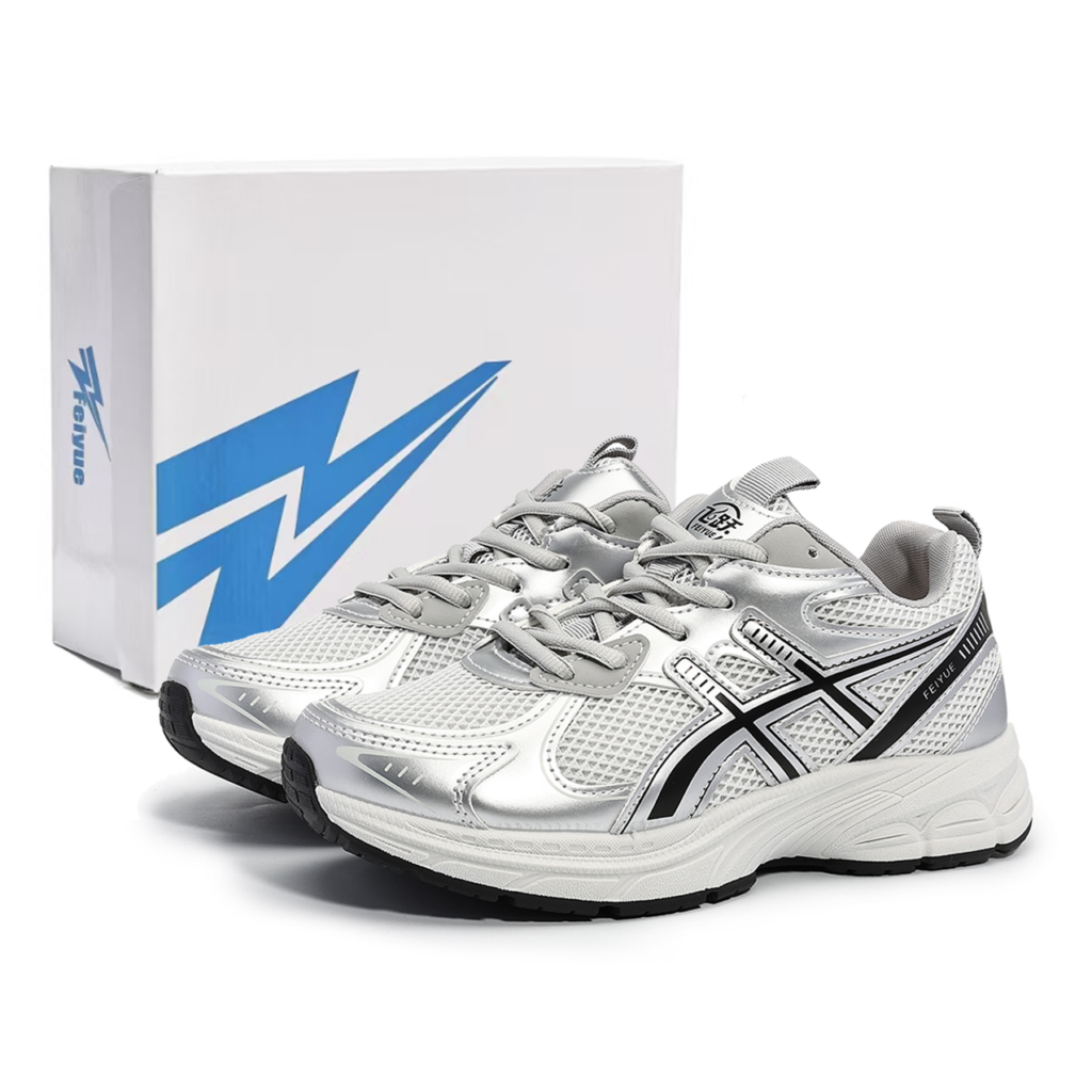 Feiyue Cushioning Abrasion Resistant Lightweight Breathable Slip Resistant Low top Casual Running Shoes Women’s