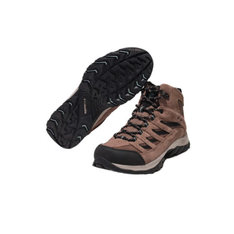 Columbia Crestwood Cushioning Abrasion Resistant Waterproof Support Mid top Mountaineering Hiking Shoes Men’s