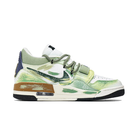 Jordan Legacy 312 Fun Bunny Abrasion Resistant Abrasion Resistant Low top Vintage Basketball Shoes Men’s Light Green