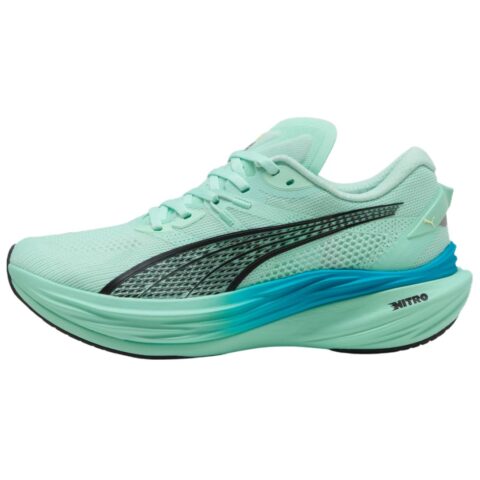 PUMA Deviate NITRO 3 Low top Running Shoes Unisex Green Blue