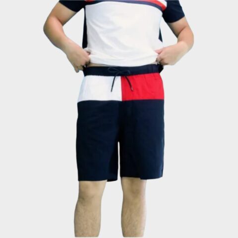Tommy Hilfiger Beach Shorts Men’s Navy Blue Multicolor