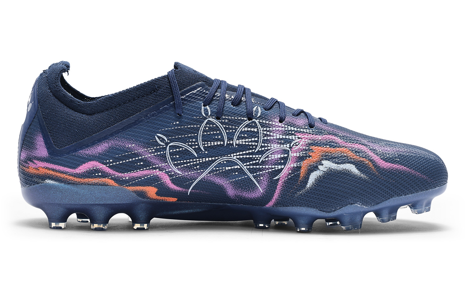 KELME Shadow 2.0 MG Multi Ground Cushioning Rebound Soccer Shoes Unisex Dark Blue