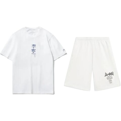 Li Ning Casual Sportswear Unisex White+White