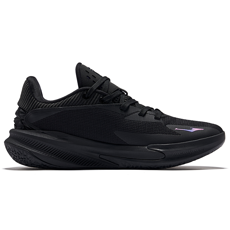 Erke Fearless 2.0 Cushioning Support Abrasion Resistant Slip Resistant Low top Basketball Shoes Men’s Jet Black