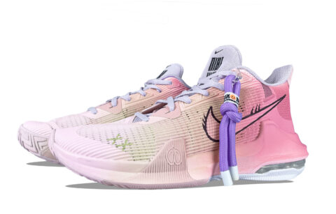 Nike Air Max Impact 3 Fabric Abrasion Resistant Support Low top Basketball Shoes Unisex Pink