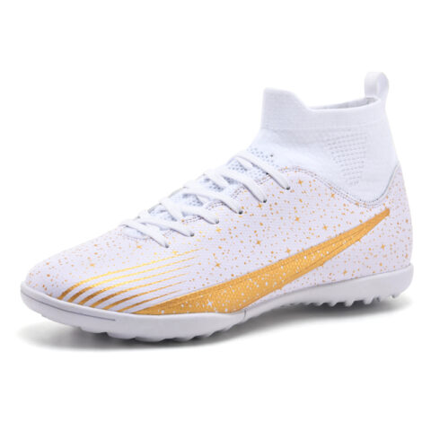 BIANSULONG Soccer Shoes Unisex Low Top White