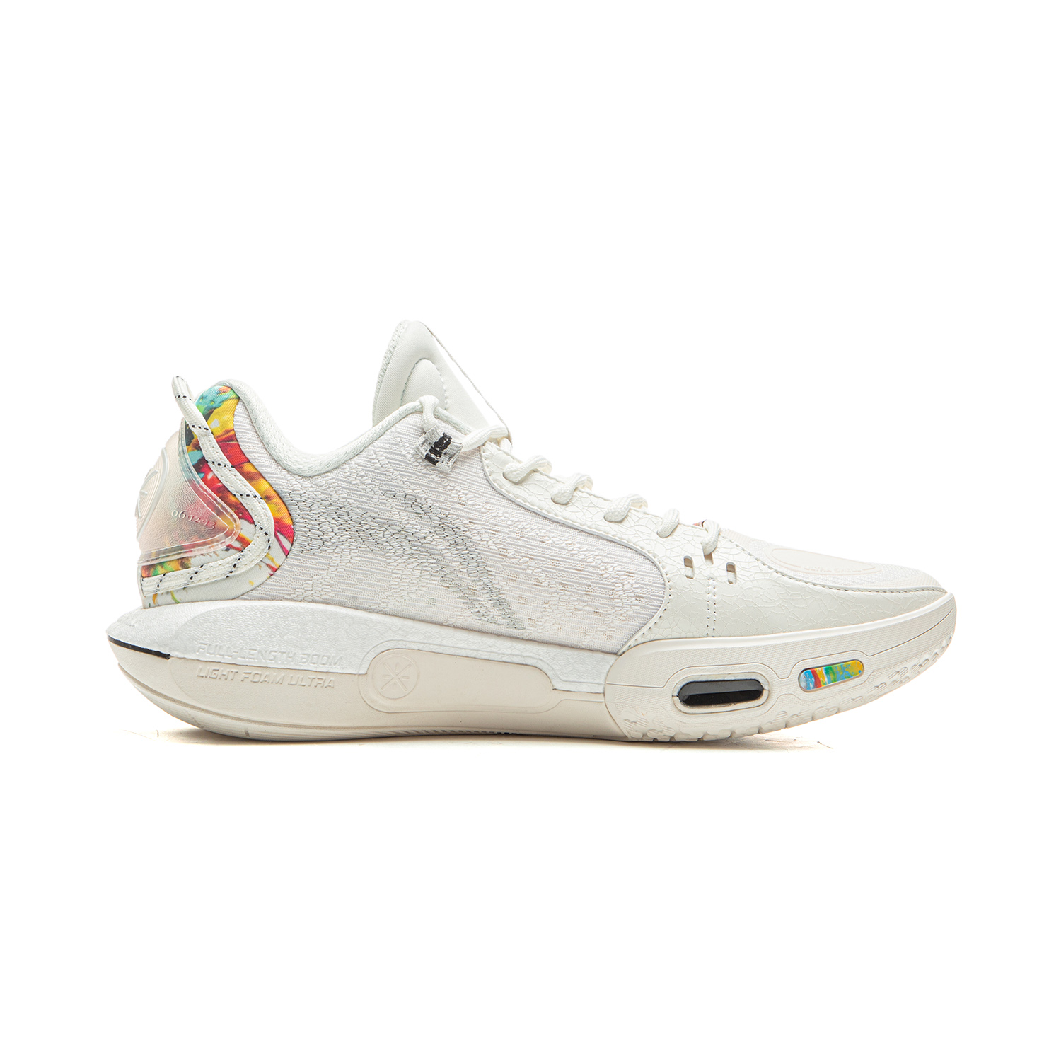 Li Ning Cushioning Slip Resistant Abrasion Resistant Breathable Rebound Grip Low top Basketball Shoes Men’s