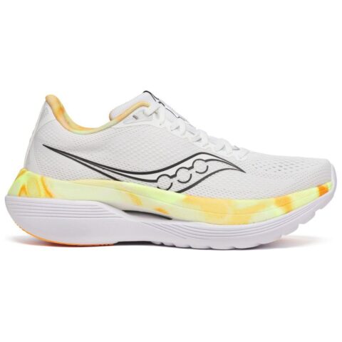 Saucony Endorphin Trainer White Black Yellow Orange