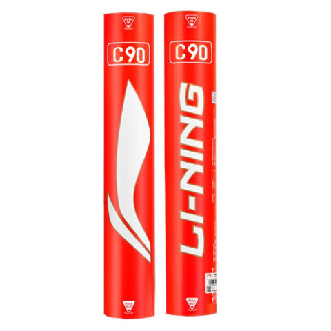 Li Ning C90 Duck Feather Shuttlecock 12 Pack Duck Feather All Round Duck Feather Shuttlecocks
